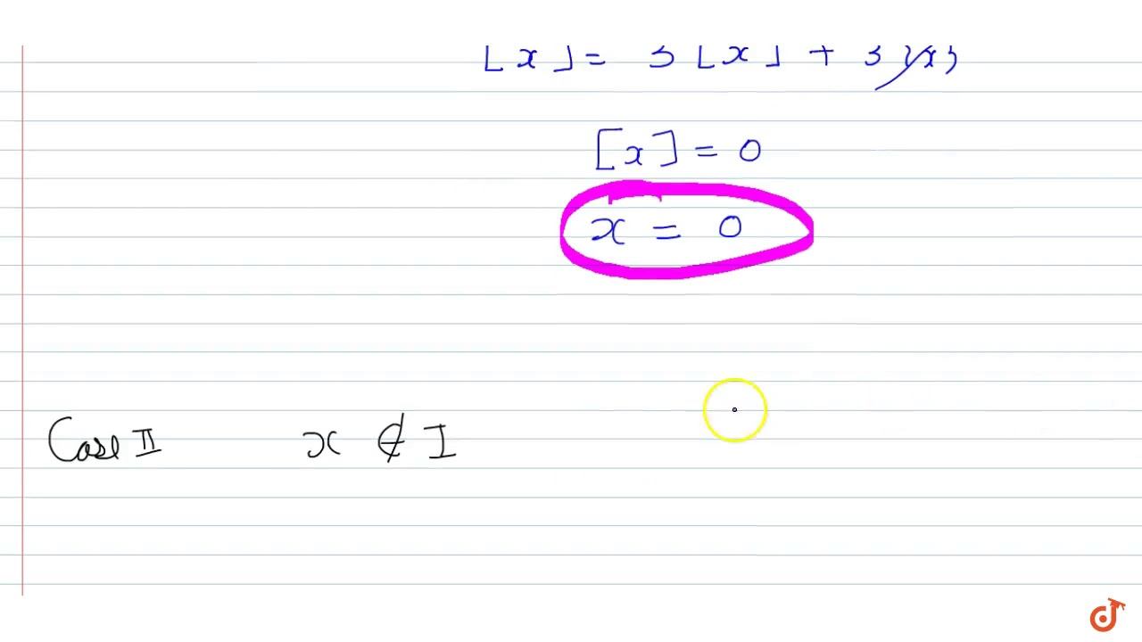 The number of solution(s) integer function and ) of the equation `[x] + 2{-x} =3x`, is/are (wh
