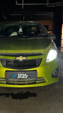 Установили bi-led модули Aozoom A19 и подогрев на водительского сидения - Chevrolet Spark