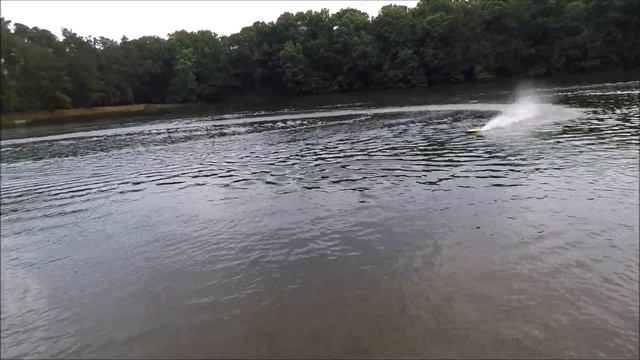 Volantex Vector PRO 798-2 "Angry Shark" speed test 2 with 3 blade prop смотреть онлайн