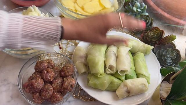 Choux farcis à la viande hachée facile et rapide ( ملفوف محشي باللحم المفروم سهل وسريع التحضير) смотреть онлайн