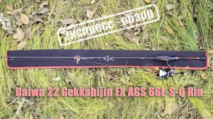 Daiwa Gekkabijin EX AGS 66L-S-Q - Экспресс-обзор - аджингового лайта от Дайвы.