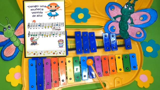 TENGO UNA MUÑECA VESTIDA DE AZUL - CANCIONES XILÓFONO смотреть онлайн