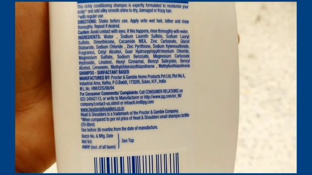 Head & Shoulders Anti Dandruff Shampoo Review | best anti dandruff shampoo