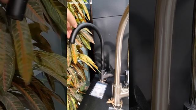 Смеситель Am.Pm Like F8007122 для кухни, элегантный черный смотреть онлайн