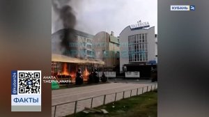 Пожар площадью 20 кв. метров потушили в Анапе