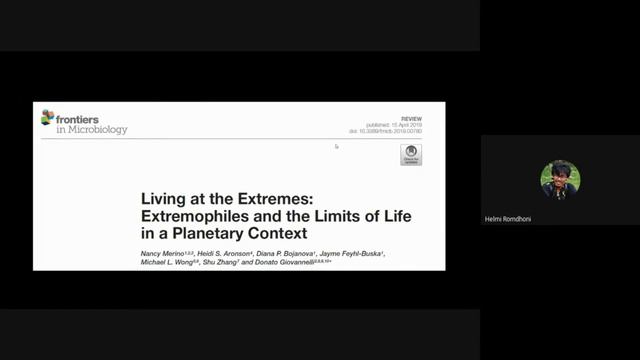 Webinar #3 FPA 2020 "Astrobiologi : Kehidupan di Luar Tata Surya" смотреть онлайн