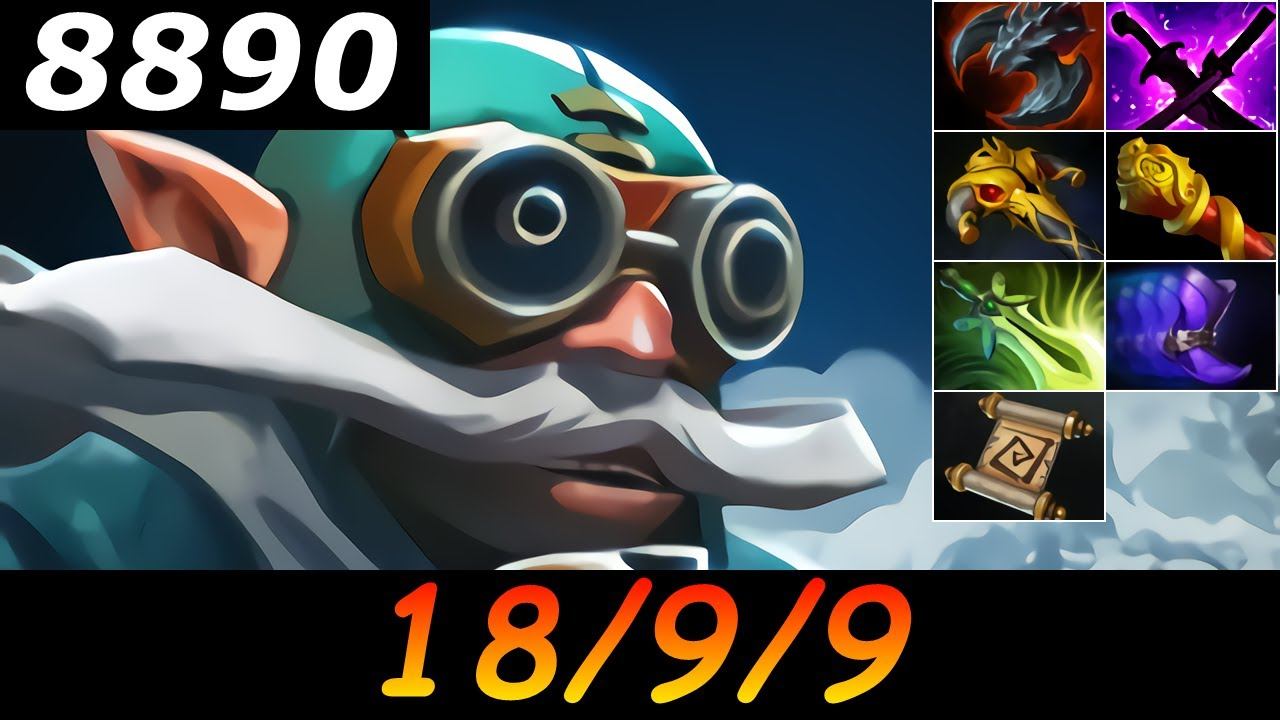 Dota 2 Gyrocopter 8890 MMR 18/9/9 (Kills/Deaths/Assists) Ranked Full Gameplay смотреть онлайн