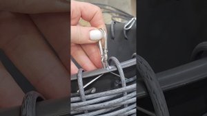 Подвесное кашпо из ротанга Часть 1
