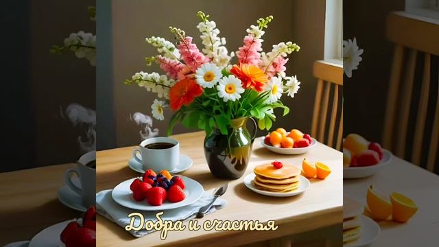С ДОБРЫМ УТРОМ #доброеутро #музыкальныеоткрытки