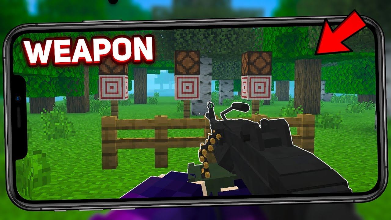 📲COOL WEAPONS MOD FOR MINECRAFT PE/BE 1.19 | New mods for Minecraft смотреть онлайн