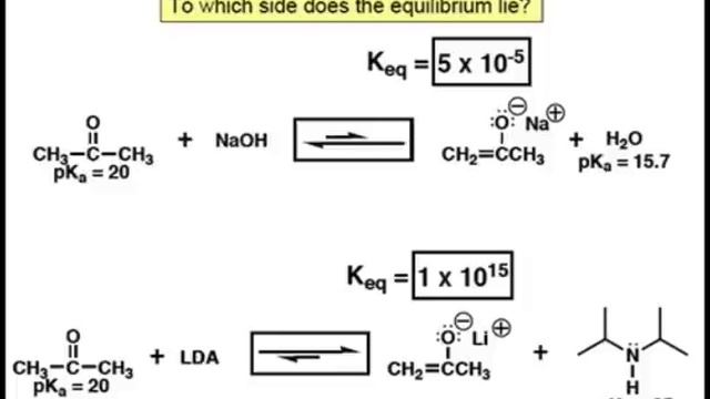 Enolate Anion Formation Using LDA смотреть онлайн