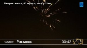 СС125060 Роскошь - фейерверки и салюты в Новосибирске в КОЛОРЛОН ВТД