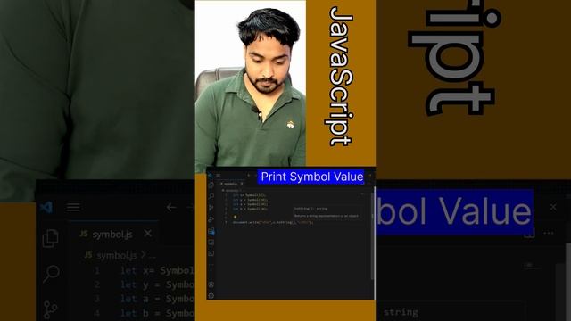 Symbol Value Print in Javascript