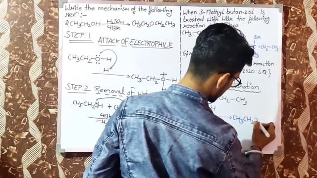 formation of ether from alcohol mechanism | formation of alkylhalide from alcohol mechanism CBSE смотреть онлайн