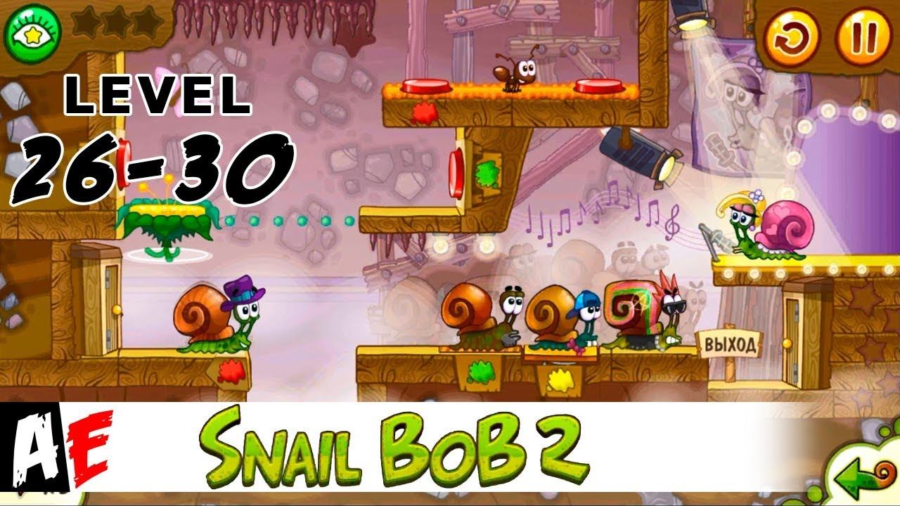 Snail Bob 2 LEVEL 26-30 Лесная история смотреть онлайн