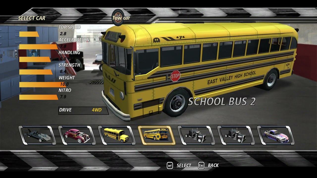 FlatOut Underground 2 v1.3: Splitscreen mode смотреть онлайн