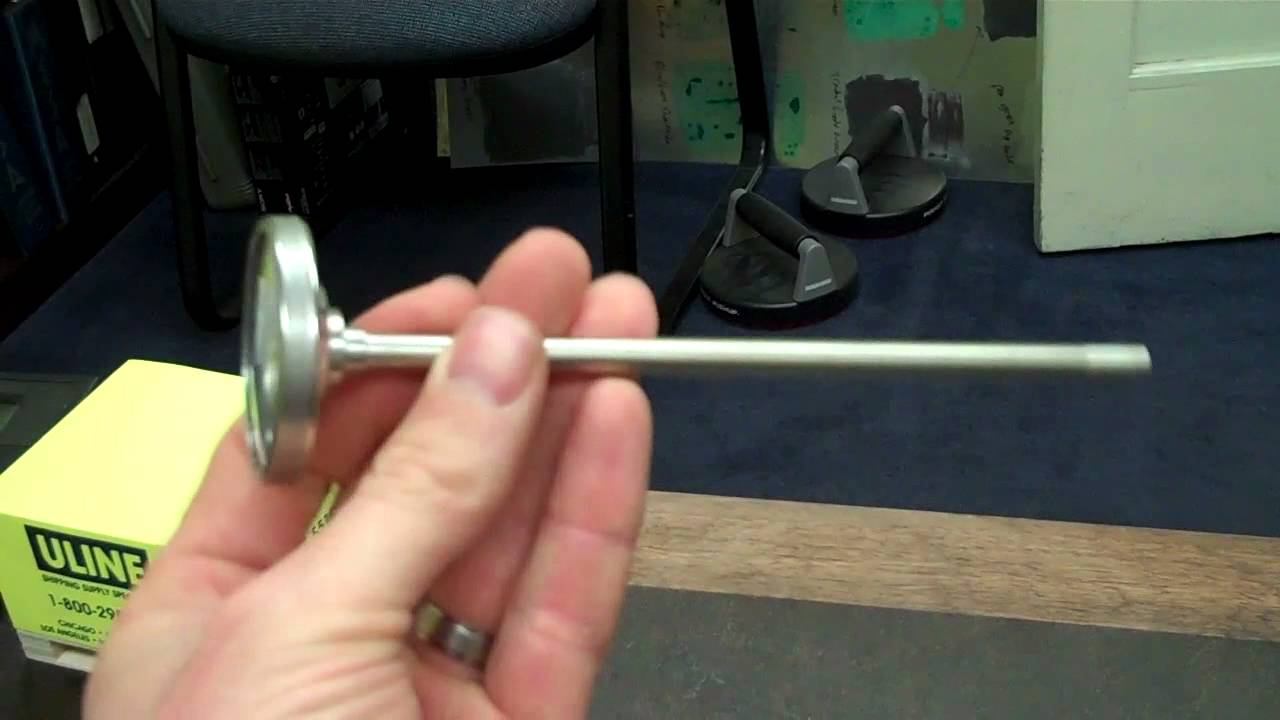 Casting Thermometer for metals, Zinc,Lead, Pewter under 1000 F.mp4
