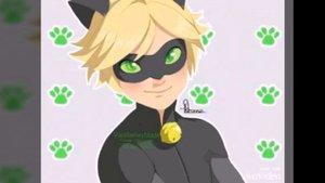 Кот нуар с леди баг !смотрите описание