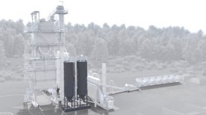 Benninghoven Asphalt production with batch processing