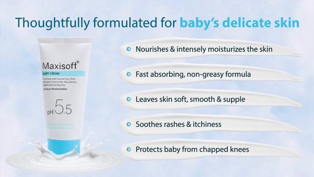 Maxisoft Baby Cream | Intensive Skin Care for Baby’s Delicate Skin смотреть онлайн