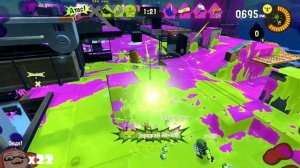 【Splatoon 3 | Сплатун 3】Зеленый vs аквамариновый и причем тут мишк фреде