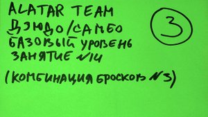 Дзюдо / Самбо базовый уровень, занятие 14 (Комбинация бросков 3)