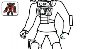 How to Draw New Upgraded Titan Speakerman from Skibidi Toilet 73 (Part 1)