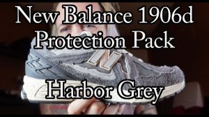 New Balance 1906d Protection Pack Harbor Grey size guide and review.