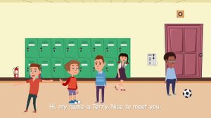 Greetings | Back to School Cartoon for ESL | How are you?