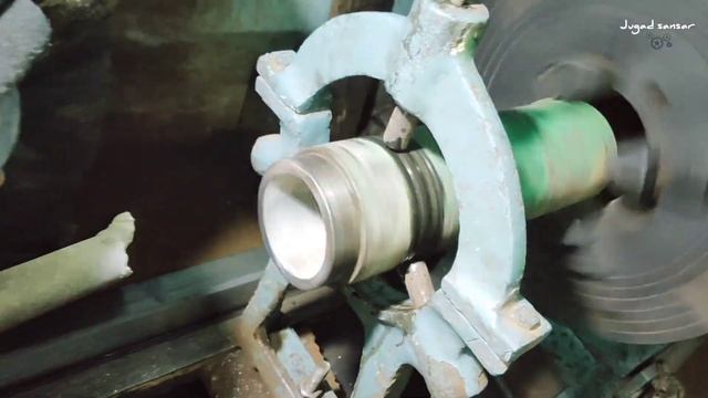 Bore polishing on metal lathe machin with sand pepar.@Jugadsansar смотреть онлайн