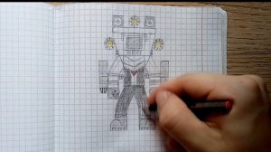 Как нарисовать Гибрид Камера туалет Скибиди туалет. How to draw Gybrid Camera toilet Skibidi toilet