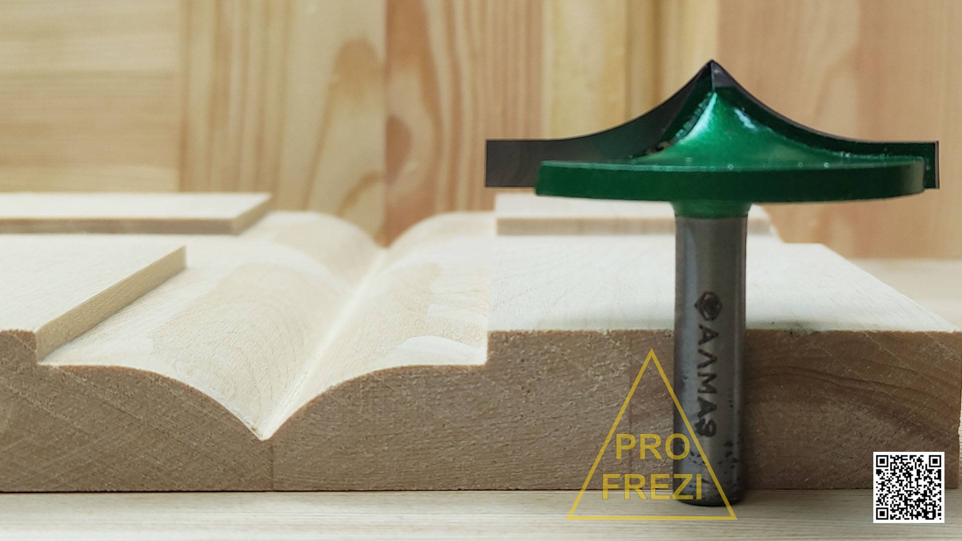 Фасонные радиусные фреза Алмаз 2157 d50. Фрезы для ручного фрезера и станков с ЧПУ смотреть онлайн