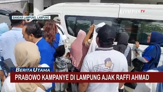 Selebritas Raffi Ahmad Ikut Dalam Kampanye Prabowo-Gibran di Lampung смотреть онлайн