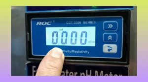 How to set parameters in Conductivity Meter. ROC -CCT-3300 Series, How to Calibrate,