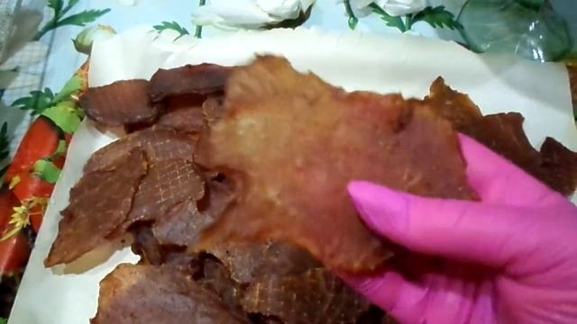 МЯСНЫЕ ЧИПСЫ И ПИВЧИКИ  В ДЕГИДРАТОРЕ TEKHNIKO - DH-10H , К ПИВУ