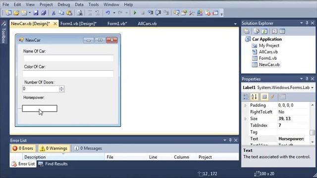 Visual Basic Tutorial - 117 - Car Part 12 AddCar Dialog смотреть онлайн