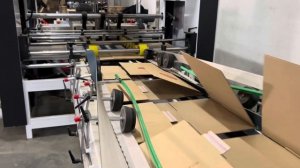 Склейка коробок. Фальцевально-склеечная линия AFGM-2400