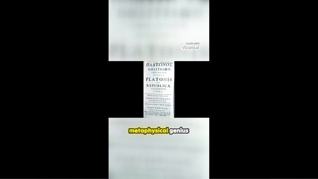 Plato The greatest metaphysical genius смотреть онлайн