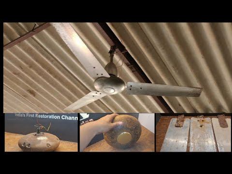 Restoration of USHA Prima ceiling fan. Flood affected. 20 years not used. Restoration done. смотреть онлайн