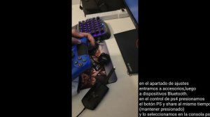 how to connect gamesir vx2 to ps5/como conectar ratón y teclado gamesir vx2 a ps5
