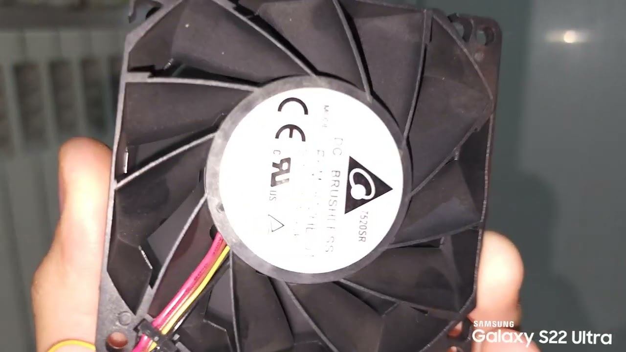 Delta fan 12V 7.0A MODEL FFM0812HE-01 смотреть онлайн