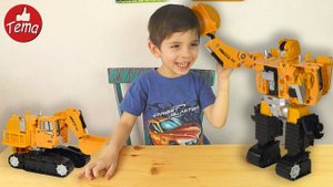 Робот robo truck. Распаковка робота-трансформера.