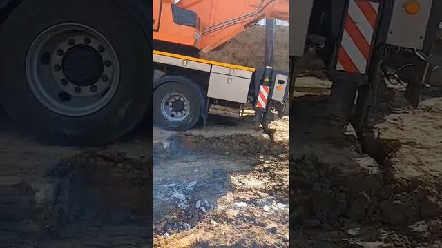 Крутой спуск в котлован ↘️