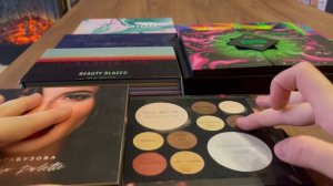 Все мои палетки теней!!!  Часть 1