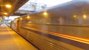 Brand New Amtrak Siemens ACS-64 #600 on the Carolinian at Trenton Station