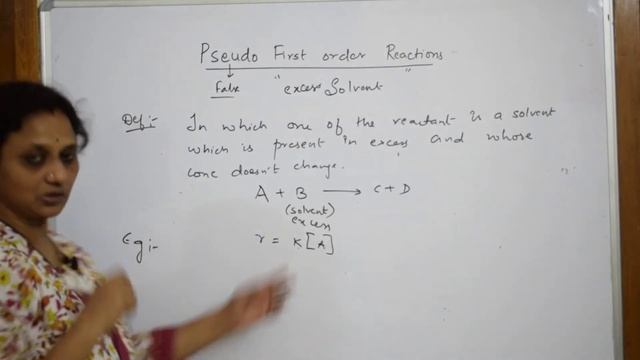 Pseudo first order Rate equation|27|Unit 4| chemical kinetics |chemistry cbse CLASS 12