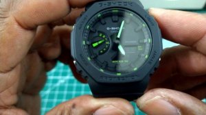 Casio G-Shock GA2100-1A3 NEON ACCENTS