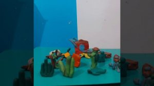 атака нежити бои пластилиновых солдат 1 серия