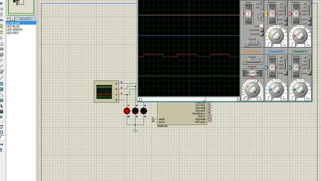 RGB светодиод. Программный ШИМ (PWM) на ATmega8