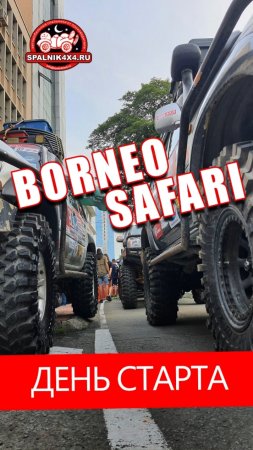 День старта экспедиции #BorneoSafari 2024. Ошеломляющее количество участников, техники и позитива 😁